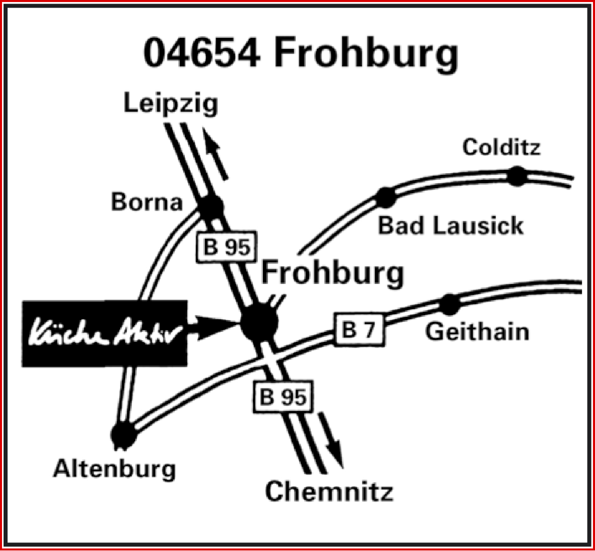 Das Bild zeigt den Küche Aktiv Standort in Frohburg